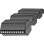 Pasy zębate dwustronne