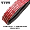 Pas pasek klinowy zespolony WZMOCNIONY 4SPB 7500 LpRP OPTIBELT