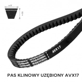 Pas pasek klinowy uzębiony AVX17 1000 La OPTIBELT 17x1000