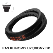 Pas pasek klinowy uzębiony BX 1340 Lp PIX 17x1340 (BX53)