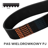 Pas pasek wielorowkowy 10 PJ 1040 PIX 409J