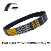Pas pasek zębaty SilentSync W-1000 8M 16 CONTINENTAL
