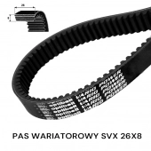 Pas pasek wariatorowy szerokoprofilowy SVX 26x8 1082 OPTIBELT
