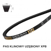 Pas pasek klinowy uzębiony XPB 1700 Lp ADVANCE CONTINENTAL 16,3x1700