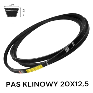 Pas pasek klinowy H 20 x 12.5 4078 Ld SANOK STOMIL 20x4030 Li SOLID