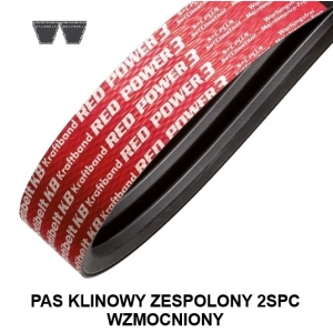 Pas pasek klinowy zespolony WZMOCNIONY 2SPC 3350 LpRP OPTIBELT