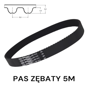 Pas pasek zębaty HTD 5M 975 szer. 12 mm CONTINENTAL 195 zębów