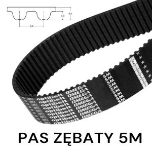 Pas pasek zębaty HTD 5M 710 szer. 18 mm OPTIBELT 142 zęby Pas pasek zębaty HTD 5M 710 szer. 18 mm OPTIBELT 142 zęby