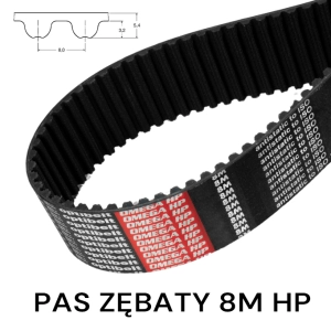 Pas pasek zębaty HTD 8M 1280 HP szer. 20 mm OPTIBELT 160 zębów WZMOCNIONY Pas pasek zębaty HTD 8M 1280 HP szer. 20 mm OPTIBELT 160 zębów WZMOCNIONY