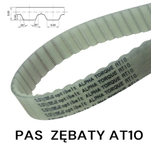 Pas pasek zębaty AT10 920 szer. 25 mm OPTIBELT 92 zęby Pas pasek zębaty AT10 920 szer. 25 mm OPTIBELT 92 zęby