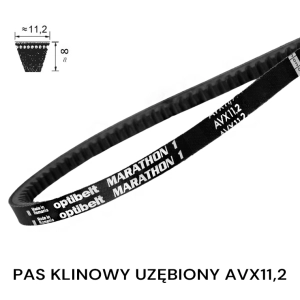Pas pasek klinowy uzębiony AVX11,2 785 La OPTIBELT 11,2x785