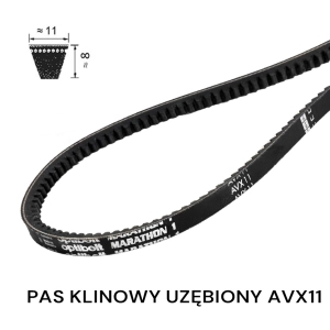 Pas pasek klinowy uzębiony AVX11,9 690 La OPTIBELT 11,9x690 Pas pasek klinowy uzębiony AVX11,9 690 La OPTIBELT 11,9x690