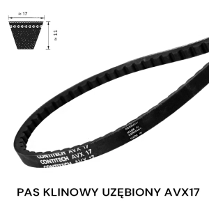 Pas pasek klinowy uzębiony AVX17 920 La CONTINENTAL 17x920 Pas pasek klinowy uzębiony AVX17 920 La CONTINENTAL 17x920