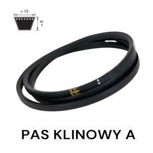 Pas pasek klinowy A/13 1825 Li=1850Lp Red. BRIZZON 13x1850