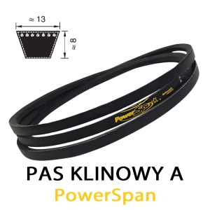 Pas pasek klinowy A/13 700 Li=730Lp Power Span CONTINENTAL 13x730
