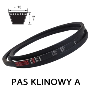 Pas pasek klinowy A/13 950 Li=983Lp Extra MEGADYNE 13x983 Pas pasek klinowy A/13 950 Li=983Lp Extra MEGADYNE 13x983