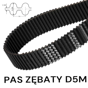Pas pasek dwustronnie zębaty HTD D5M 755 szer. 20 OPTIBELT 151 zębów Pas pasek dwustronnie zębaty HTD D5M 755 szer. 20 OPTIBELT 151 zębów
