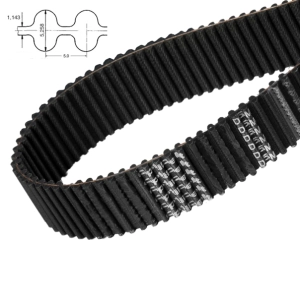 Pas pasek dwustronnie zębaty HTD D5M 755 szer. 20 OPTIBELT 151 zębów Pas pasek dwustronnie zębaty HTD D5M 755 szer. 20 OPTIBELT 151 zębów