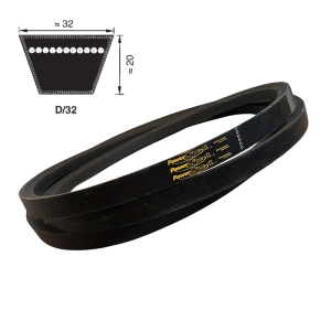 Pas pasek klinowy D/32 3556 Li=3632Lp Power Span CONTINENTAL 17x3632