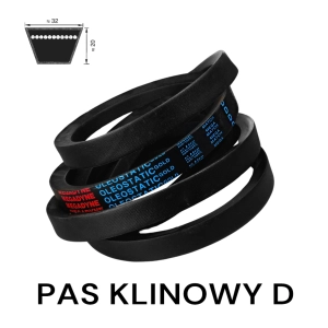 Pas pasek klinowy D/32 4953 Li=5029Lp Gold MEGADYNE 32x5029