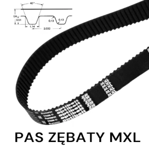 Pas pasek zębaty ZR 1120MXL dł. 2844,8 mm szer. 4 mm OPTIBELT 1400 zębów Pas pasek zębaty ZR 1120MXL dł. 2844,8 mm szer. 4 mm OPTIBELT 1400 zębów