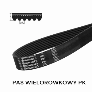 Pas pasek wielorowkowy 8 PK 1035 CONTINENTAL 407K