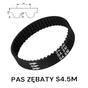 Pas pasek zębaty STD S4.5M 558 szer. 10 mm BRIZZON 124 zęby