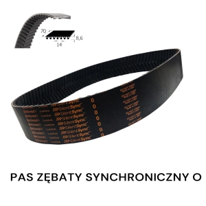 Pas pasek zębaty SilentSync O-1568 14M 70 CONTINENTAL