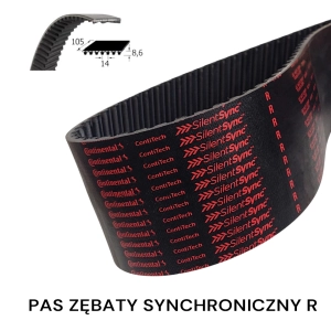 Pas pasek zębaty SilentSync R-1260 14M 105 CONTINENTAL Pas pasek zębaty SilentSync R-1260 14M 105 CONTINENTAL