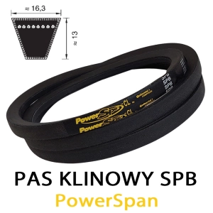 Pas pasek klinowy SPB 2400 Ld Power Span CONTINENTAL 16,3x2400