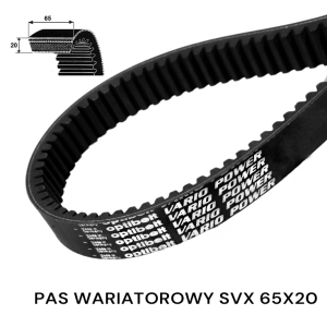 Pas pasek wariatorowy szerokoprofilowy SVX 65x20 1706 OPTIBELT Pas pasek wariatorowy szerokoprofilowy SVX 65x20 1706 OPTIBELT
