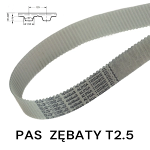 Pas pasek zębaty T2.5 380 szer. 6 mm OPTIBELT 152 zęby