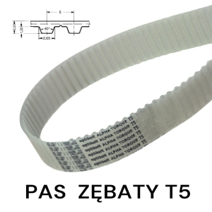 Pas pasek zębaty T5 355 szer. 16 mm OPTIBELT 71 zębów Pas pasek zębaty T5 355 szer. 16 mm OPTIBELT 71 zębów