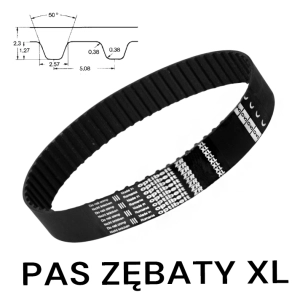 Pas pasek zębaty ZR 150XL dł.381 mm szer. 40 mm OPTIBELT 75 zębów Pas pasek zębaty ZR 150XL dł.381 mm szer. 40 mm OPTIBELT 75 zębów