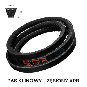 Pas pasek klinowy uzębiony XPB 2000 Lp PIX 16,3x2000