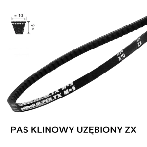 Pas pasek klinowy uzębiony ZX 652 Lp OPTIBELT 10x652 (ZX25) Pas pasek klinowy uzębiony ZX 652 Lp OPTIBELT 10x652 (ZX25)