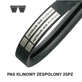 Pas pasek klinowy zespolony KB 2SPZ 2000 Lp OPTIBELT