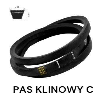 Pas pasek klinowy C/22 2692 Li=2750Lp Red. BRIZZON 22x2750