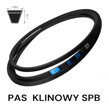 Pas pasek klinowy SPB 5200 Lp BLUE BRIZZON 16,3x5200 WZMOCNIONY